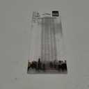 Pack of 2: 18/8 Stainless Steel Reusable Straws with Silicone Flex Tips 5 Piece Set, Manna 6 Pack Reusable Straws 