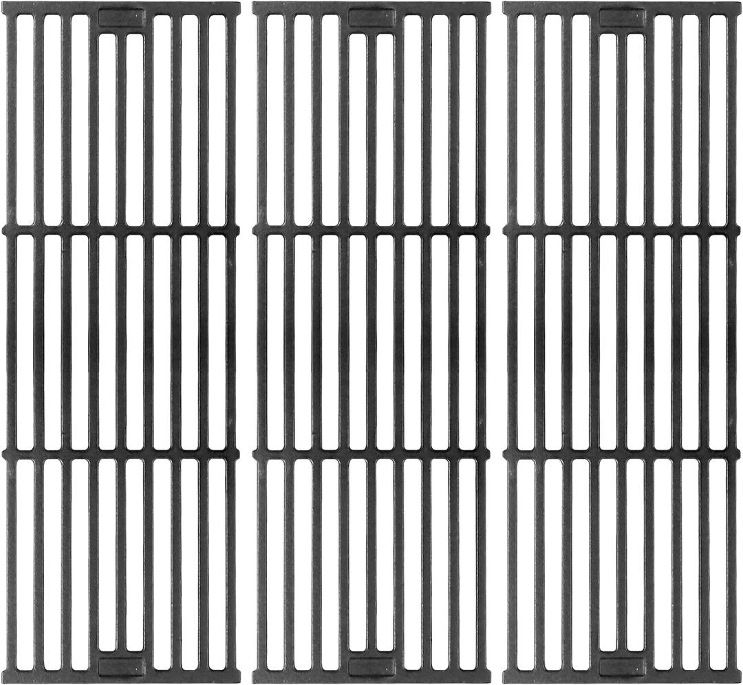Grill Grates Replacement Parts, Grill Grates Replacement Cast Iron 19 3/4" x 20 1/4" for Chargriller Akorn 2121, 2123, 2222, 2828, 3001, 3030, 3725, 4000, 5050, 5252, 5650,9020