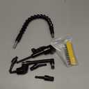 17Pcs Flexible Drill Bit Extension, Include 3Pcs Rotatable Socket Adapter 2Pcs Hex Shank 105 Right Angle Drill Attachment 10 Short Screwdriver Bits 90 Angled Bits and Bendable Extension