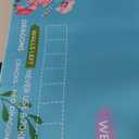 mahjong mat for table with Drawstring Bag/31.5Inch/american mahjong table cloth with rules mats,Noise Reduction Anti-Slip game mat for table,for Mahjong/Poker/Board Games/Card Games/Dominoes (blue), 7 inches x 16 inches