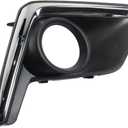 For Subaru Crosstrek Fog Light Cover 2016 2017 Driver Side | Textured Black | w/Chrome Trim | DOT/SAE Compliance | SU1038112 | 57731FJ430