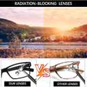 NORPERWIS Reading Glasses 6 Pairs Quality Readers Spring Hinge Glasses for Reading for Men and Women (6 Pack Mix Color -3, 1.00)