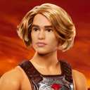 Barbie Signature Doll, Ken He-Man Collectible in Battle Harness, Sword, Doll Stand & Displayable Packaging, Motu Movie Theme
