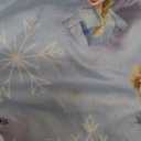 Disney Frozen Elsa & Anna Toddler Girl Tank Dress Blue Snowflake Print Sleeveless A-Line Sundress Birthday Party Casual Summer Outfits Clothes 4-5T