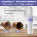 iSpring F3WGB32BKDS 4.5 x 20 3-Stage Whole House Water Filter Replacement Pack with Polyphosphate Anti-Scale, GAC+KDF, and CTO Carbon Block Water Filters, Fits WGB32B-KDS