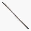 Blissun Umbrella Replacement Lower Pole, Aluminium Patio Umbrella Extension Bottom Pole Replacement with Bullet Buckle, Bronze - Exact Fit Umbrellas Only