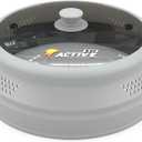 Collapsible Microwave Cover for Food - Silicone and Glass Splatter Guard Lid for 6-12 inch Plates & Bowls, Dishwasher Safe, Heat Resistant, BPA-Free, Gray