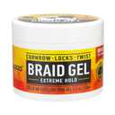 AllDay Locks Braid Gel (5 oz) | Extreme Hold, High Shine | Frizz & Flake-Free Edge Control | Tea Tree, Lavender, Peppermint Oil | Slick & Style Braids, Locks, Twists, Cornrows | 5 oz