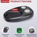 Keyless Entry Remote Control Car Key Fob Replacement for 2003 04 05 2006 Chevy Silverado 1500 2500HD Avalanche Suburban Tahoe SSR Equinox GMC Sierra Yukon XL Hummer H2 Cadillac Escalade, LHJ011, 2Pcs