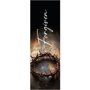 Christian Brands Celebration Banner – “Forgiven” Church Banner, 2' x 6'