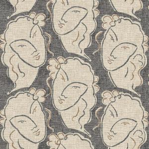 Surface Style - Peel and Stick Wallpaper, Novelty Wallpaper for Bedroom, Powder Room, Kitchen, Vinyl, 30.75 Sq Ft Coverage (Beau Visage Collection, Graphite) Surface Style - Peel and Stick Wallpaper, Novelty Wallpaper for Bedroom, Powder Room, Kitchen, Vinyl, 30.75 Sq Ft Coverage (Beau Visage Collection, Graphite)