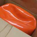Taylor Made Products Tuff End Buoy, Orange (18") Flexible, Strong, Marine-Grade Vinyl Buoy for 25-40 Foot Boats Easy-to-use, Trivalve Inflates with Standard Ball Pump 2020108090