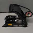 VERENO Double Barrel Bike Floor Foot Pump,Portable Air Pump Inflator Pump with 160PSI Precision Pressure Gauge Fits Presta Schrader and Deutschland Valve for Bicycle,Ball,Scooter,Car,Toys Inflatable