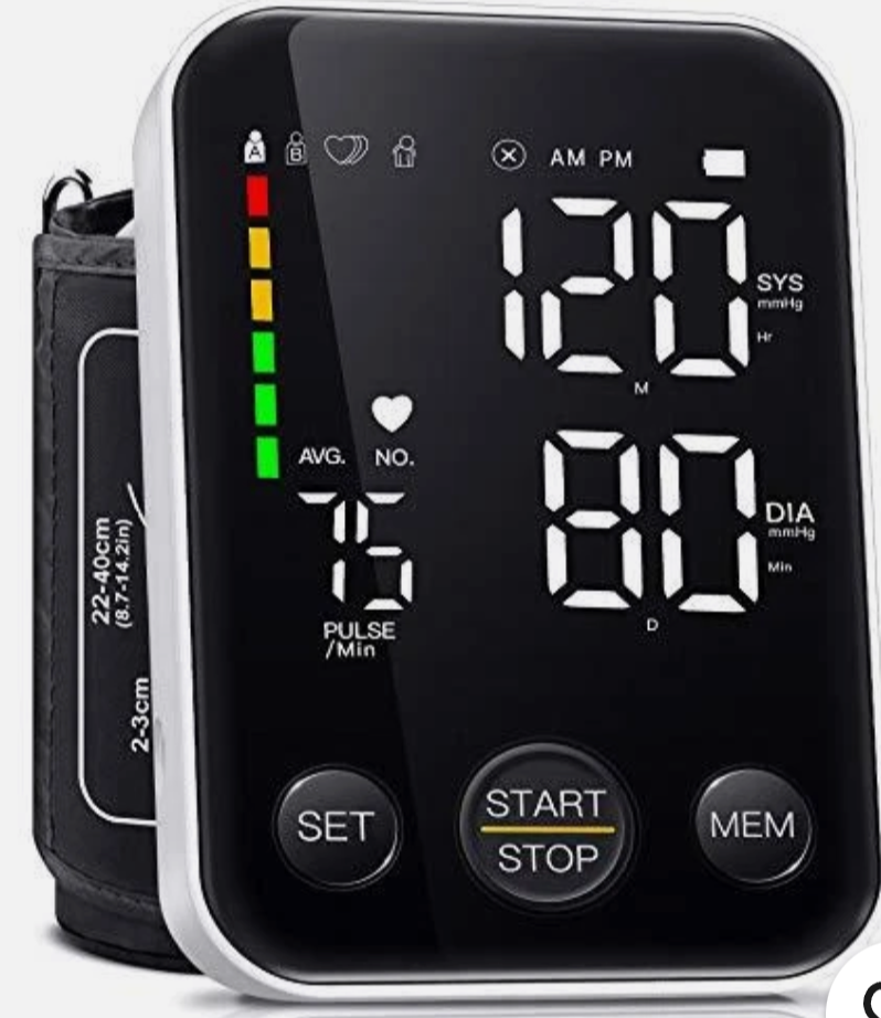 Blood Pressure Monitor Upper Arm Blood Pressure Monitors for Home Use BP Mach...