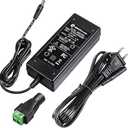 EMITEVER 24V DC LED Power Supply, 60W LED Power Adapter, Lighting Transformers, Input AC 100-240V UL-Listed