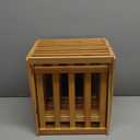 9 Tier Bamboo Shoe Rack, Foldable 9 Tier Bamboo Corner Shoe Rack, Space-Saving Organizer for Shoes, No Assembly Narrow Shoe Shelf for Entryway Closet Dorm (Wood Color)