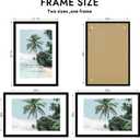 Hongkee 20x30 Frame, Black Wood Style - Display Posters 16 x 24 with Mat or 20x30 without Mat, Wall Mounting Horizontal and Vertical, 1 Pack