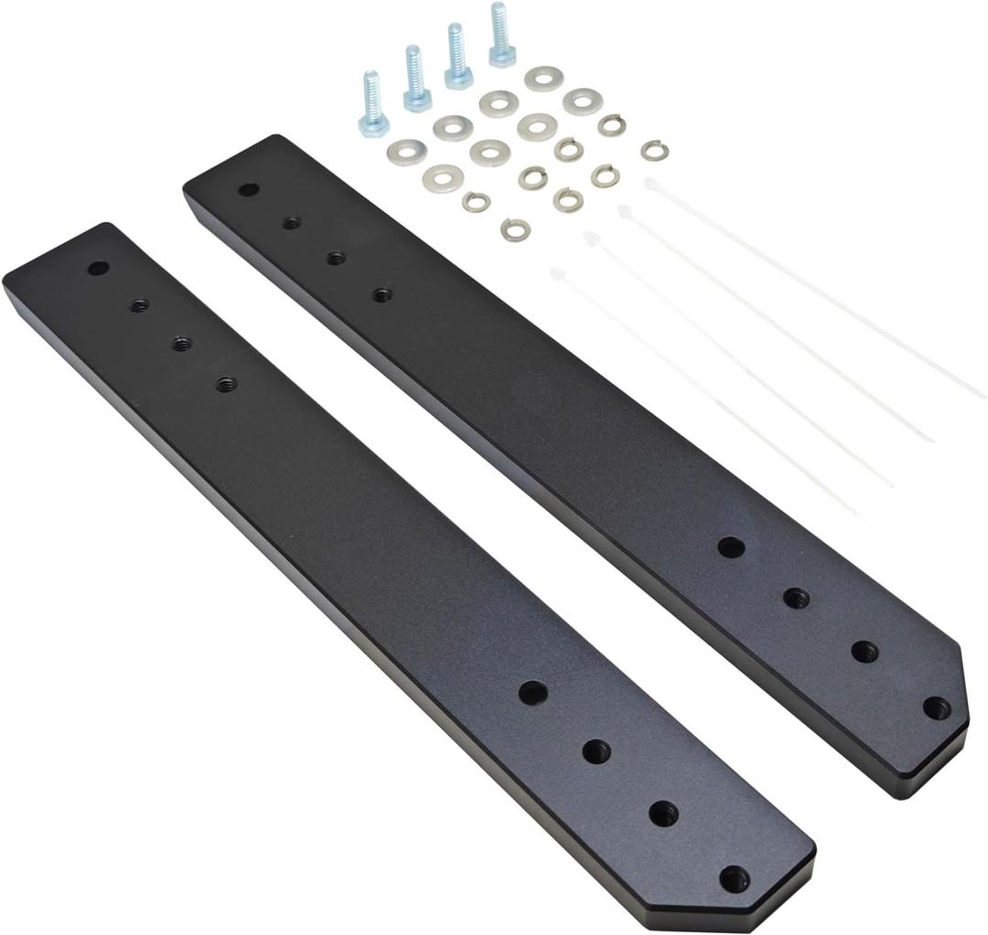 1"- 3" Adjustable Pack Relocator Mount Plate Replacement for 2009-2013 Touring Road King Electra Street Road Glide & Trikes Tri Glide