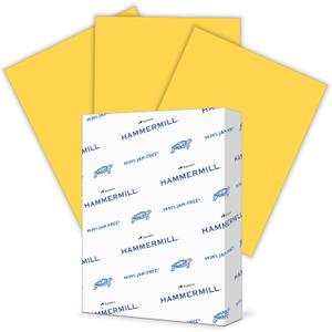 Hammermill Colored Paper, 20 lb Goldenrod Printer Paper, 8.5 x 11-1 Ream (500 Sheets) - Made in the USA, Pastel Paper, 103168R