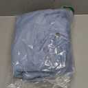 GAMISOTE Kids Girl's Fuzzy Hoodies Warm Loose Button Down Pullover Sherpa Jacket Top (7-8 Years, Blue)