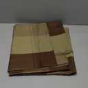 Rectangle Tablecloth Plaid Style Polyester Table Cloth Spillproof Dust-Proof Wrinkle Resistant Heavy Weight Table Cover for Kitchen Dinning Tabletop (Rectangle/Oblong, 52" x 70" (4-6 Seats),Taupe)