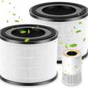 AP-S0610L Replacement Filter Compatible with MOOKA AP-S0610L Air Puri-fier, Efficient Air Filter, 3-Stage Filtration System, 2 Pack