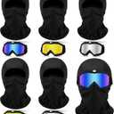 12 Pcs Winter Goggles with Balaclava Face Mask Ski Snowboard Goggle Adjustable Windproof Protection Eyewear for Men Women Skating ATV Riding Motocross Dirt Bike