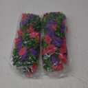 Artificial Flowers for Outdoors Decoration, 4Pcs Fake Hanging Flowers Morning Glory UV & Fading Resistant, Artificial Faux Plants Deocr for Home Porch Patio Balcony Planter Yard Garden Farmhouse (Dark Purple)