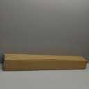 Cordless Bamboo Roman Shades for Windows, Blinds Size (35" W 64" H) Colour (Highfield Teak)