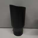 Vurkcy 1.5"-2.5" Inlet Adjustable Diesel Exhaust Tip, 4" Outlet 9" Overall Length Double Wall Stainless Steel Tail Pipe, Bolt-On, Black (fit for 1.5"/ 1.75"/ 2.0"/ 2.25"/ 2.5" OD Tailpipe)