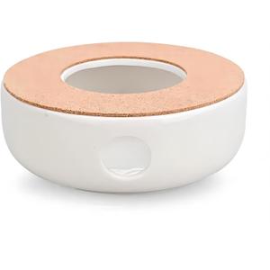 Ceramic Teapot Warmer, Teapot Heater, Tea Light Warmer, Suitable for Teapot and Mugs, 6 Inches (Candles not Included)