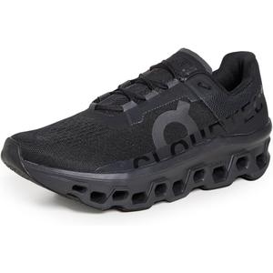On Men's Cloudmonster Sneakers (US 12, All Black)