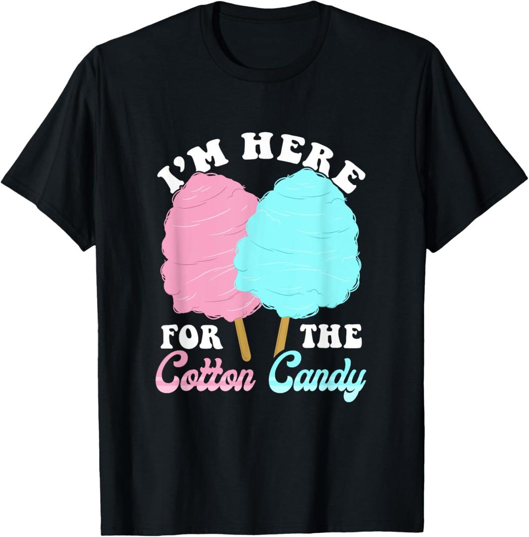 Kids Unisex Cotton Candy Fair T-Shirt - Black, Small, Short Sleeve