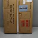 VocalStar Black Metal Framed Bathroom Mirror for Wall, 18 x 26 Inch Square Corner Rectangle Black Bathroom Vanity Mirror Modern Farmhouse, 1/4-inch Shatterproof Glass | Ultra-Flush Hanging