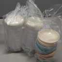 VITEVER [16 Pack] 4 oz Small Containers with Lids, Reusable Plastic Jars for Snack and Puree, Salad Dressing Container to Go, Deli Containers, Freezer Baby Food Containers, Dishwasher Safe, BPA Free