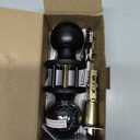 BESTTEN Keyed Entry Door Knob, Entrance Door Lock, Standard Ball, All Metal, Matte Black