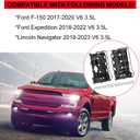 Engine Valve Cover Set Compatible with Ford F-150 2017-2020, Expedition 2018-2022, Lincoln Navigator 2018-2023, Direct Replace Part # HL3Z6582F HL3Z6582G HL3Z6582E HL3Z6582B