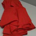 Memoriesea Women's Elegant Square Neck Swing A Line Wedding Evening Party Midi Dress (Red), L