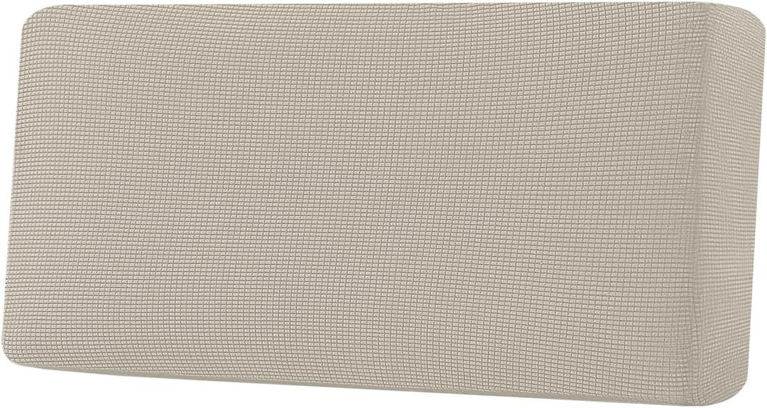 H.VERSAILTEX Super Stretch Individual Seat Cushion Covers Sofa Covers Couch Cushion Covers Slipcover Sets Thick Jacquard Textured Twill Fabric (1 Piece Sofa Cushion Cover, Island Fossi)