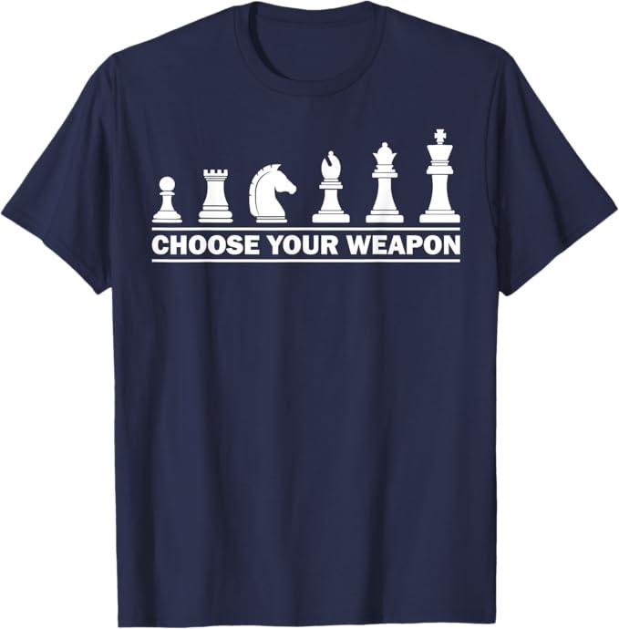 Funny Chess Gift for Chess Lover Kids Boys Girls Cool Player T-Shirt Small