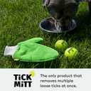 TiCK MiTT Green Tick Removal Glove: Gently Remove Ticks from Humans & Pets - Chemical-Free, Durable, Portable, Easy to Use Tick Management Tool for Outdoor Adventures & Everyday Use