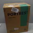 PORTRES 27" Modern Ceramic Table Lamp Set of 2 for Living Room White & Gold Bedside Lamps for Bedroom Nightstand Lamp Tall End Table Lamps