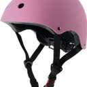 Kids Bike Helmet, Adjustable and Multi-Sport, (Small: 18.9" - 21.3", Pink)