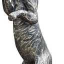 BRECK'S Standing Cat Statue Decorative Figurine Indoor Outdoor Home Decor Garden Yard Lawn Animal Sculpture Decorations