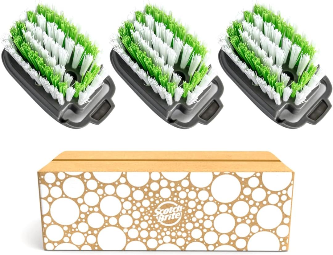 Scotch-Brite Advanced Soap Control Dishwand Brush Refill, 3 Pack