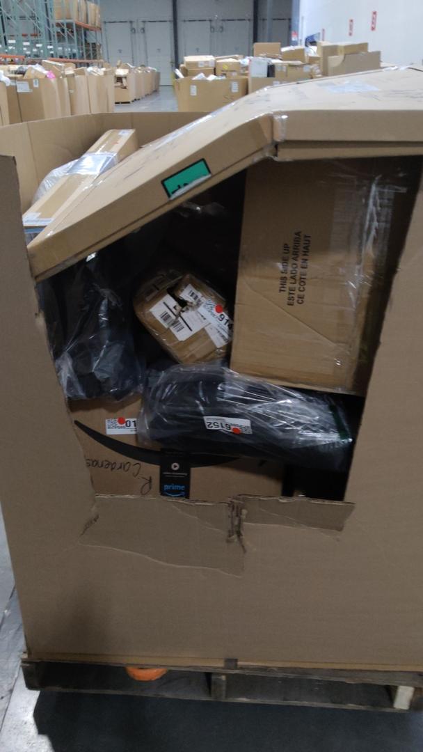 pallet of salvage items