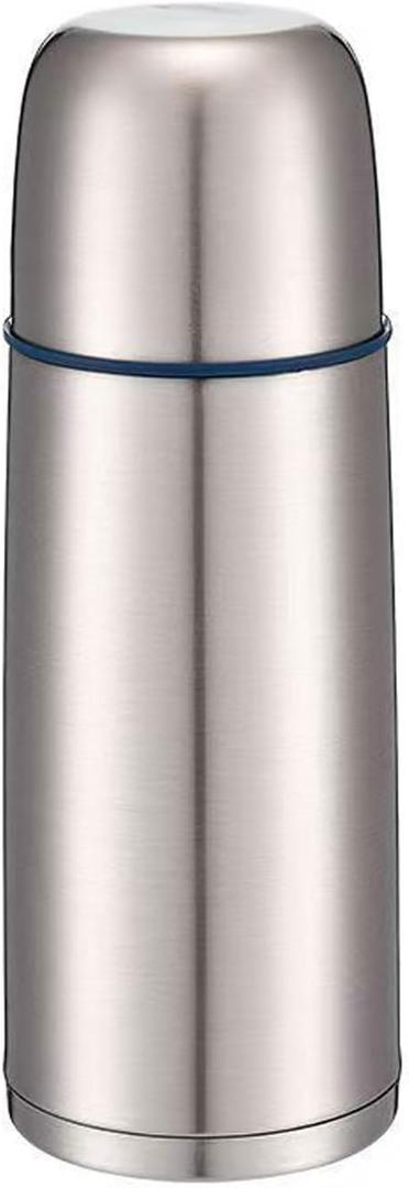 Small water bottle Mini Vacuum Insulated Stainless Steel Water Bottle Flask Metal Bottle for Hot and Cold Drinks 12Oz/350ml(Silver)