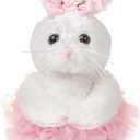 Bearington Lil' Twirls Bunny Ballerina 6 in Stuffed Animals - Plush Toys for Girls - Bunny Stuffed Animal - First Doll for Baby Girl