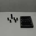 DYNOFIT 14mmx1.5 Wheel Lug Nuts, 32x Black M14x1.5 Lug Nut,Conical/Cone Bulge Seat, Closed End Long Extended XL Spline with 1 Socket Key Fits 8 Lug Aftermarket Wheels (32pcs)