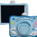 Cartoon Case for iPad Pro 11" Case M4 2024MONEHOYSY Cute Soft Silicone Kickstand [Drop Proof,Shock Proof,Anti Slip] Back Stand Cover Case for Kids Children Teens Girls Boys (Cinnam)